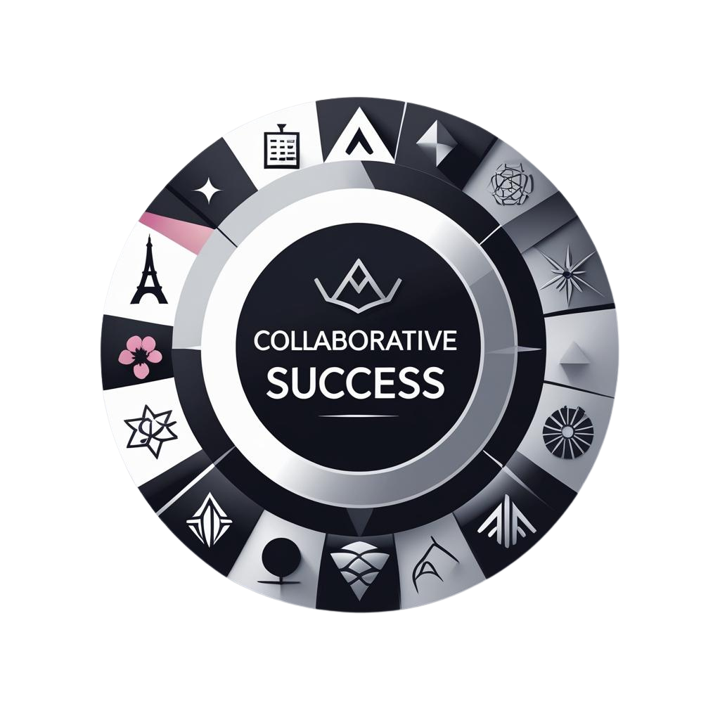 Diverse professionals collaborating